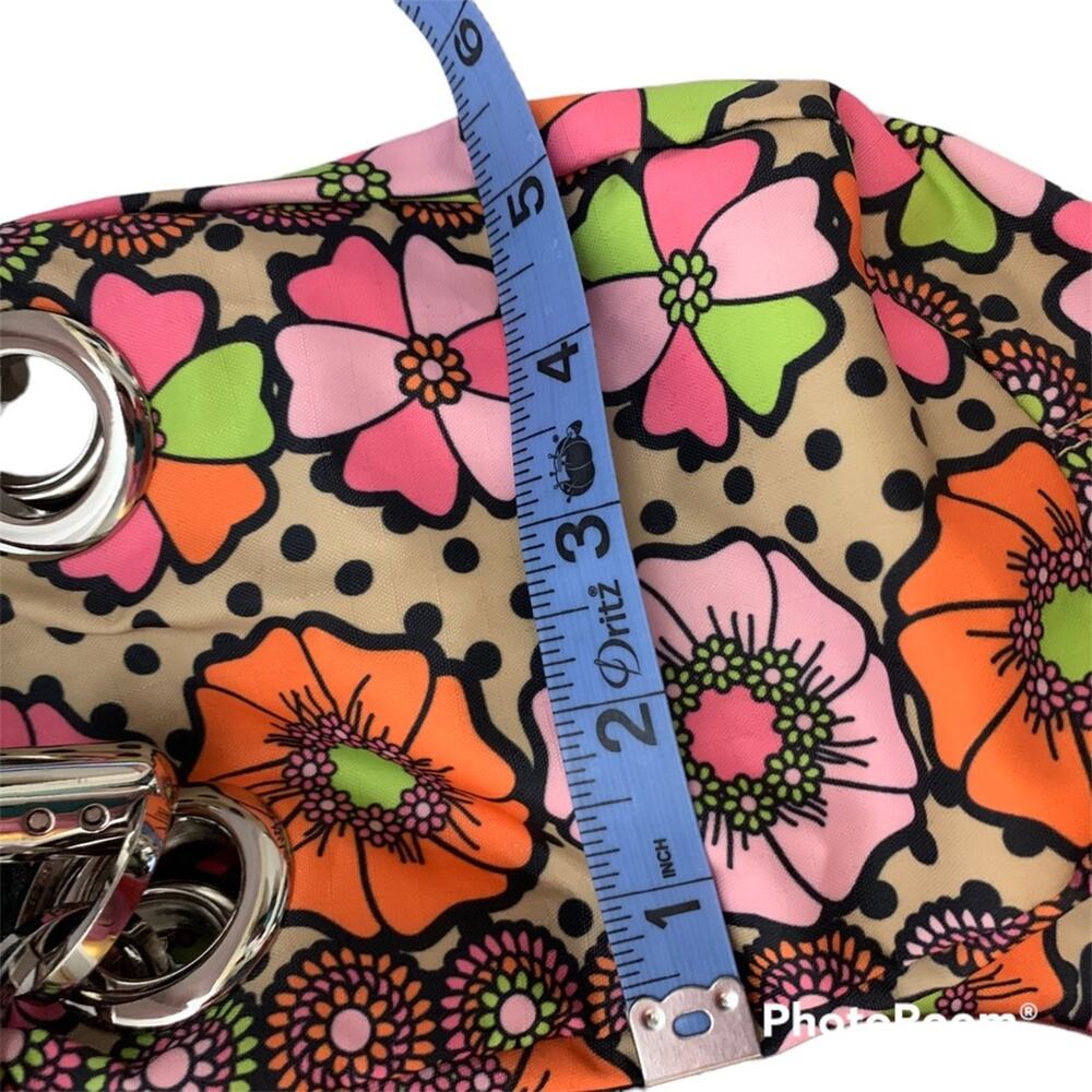 Lesportsac for The OC Collection - Bright n' Colorful retro look crescent purse - Picture 7 of 13